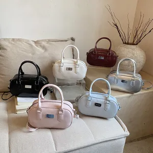 Sac Boston multicolore sac à main élégant bandoulière porté épaule pour femmes