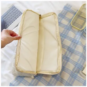 Funda Acolchada para Tablet Bolsa Bonita Suave Organizador de Documentos con Cremallera
