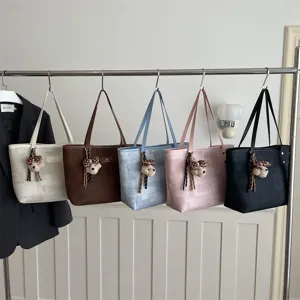 Κομψή γυναικεία τσάντα tote, μεγάλη χωρητικότητα casual τσάντα ώμου για καθημερινή εργασία.