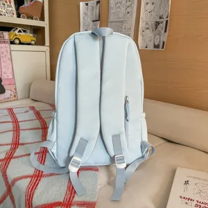 Hellblauer japanischer College Rucksack, leichte Schultasche für Studenten, Freizeit Daypack.