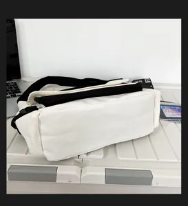 Lässige Canvas Umhängetasche für Damen und Herren, Vintage Harajuku Retro Crossbody Bag.