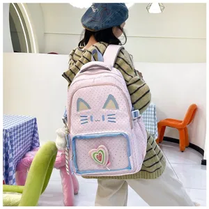 Zaino gatto carino Ita Bag grande capacità ragazza borsa scuola kawaii anime rosa zainetto