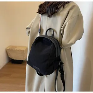 Γυναικείο casual μίνι σακίδιο πλάτης από κορδuroy, κομψή τσάντα για καθημερινή χρήση.