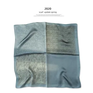 Seidentuch quadratisch 53cm Maulbeerseide Luxus Design Muster Damen Fruehling Mode