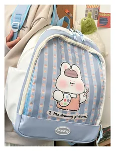 Grazioso zaino scolastico trasparente in PVC stile giapponese Ita per ragazze design