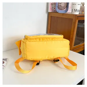 Unisex gele Ita Bag transparante rugzak casual schooltas geschikt voor dagelijks gebruik