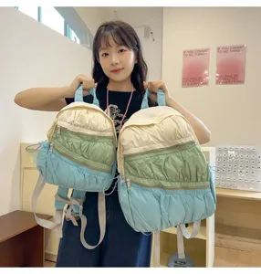 Zainetto mini con volant stile torta dolce leggero zaino da viaggio giornaliero per donne