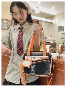 Borsa ita in stile giapponese borsa a tracolla casual per studenti borsa uniforme donna anime