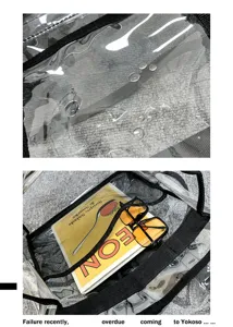 Transparenter PVC Rucksack Detailansicht, klare wasserdichte Schultasche, stilvolles Design