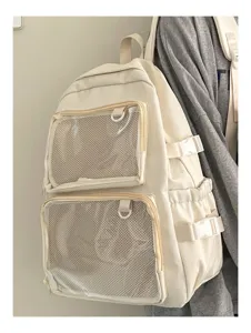 Japanese ins transparent badge ita bag backpack student schoolbag for anime comic exhibition