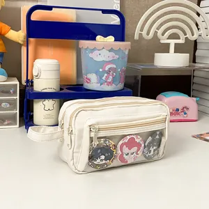 Διαφανής μολυβοθήκη anime ita bag πολυλειτουργική μεγάλη χωρητικότητα αποθήκευσης γραφικής ύλης