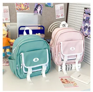 Mini JK uniform backpack sweet cute ita bag clear window school rucksack dual color.