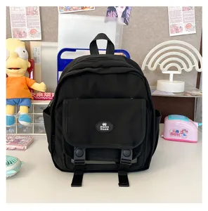 Mini black backpack JK uniform ita bag cute daily school bag casual backpack stylish daypack