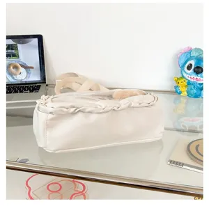 Cute Japanese ita bag clear window white crossbody bag anime convention messenger bag women