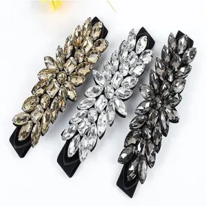 Glitzernde Strass elastische Taillengürtel für Damen, funkelnde Kristallkleid-Bänder.