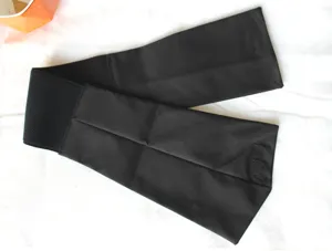 Black wide elastic waist belt for women, stylish stretch cinch band for dress and blazer.