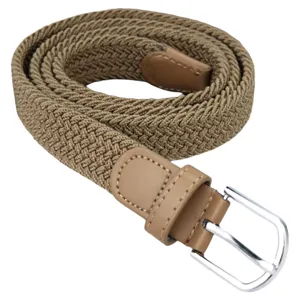 Elastischer Flechtgürtel für Damen und Herren Stretch Segeltuch Hosengürtel Hauptansicht