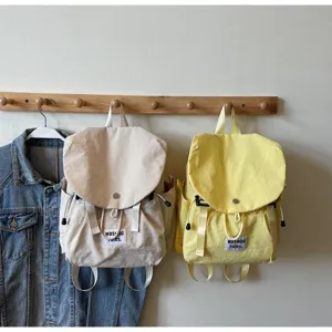 Minimalist oxford cloth backpack, large capacity commuting travel bag for women.