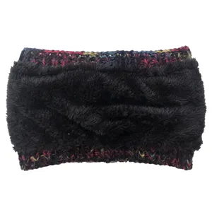 Winter gebreide fleece hoofdband warme dikke orenwarmer haarband voor dames dagelijks stijl