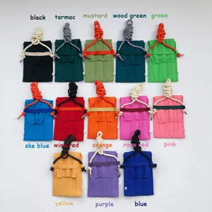 Mini Strick Handytasche bunte Umhaengetasche kleine Freizeittasche Sommer Stil Neu