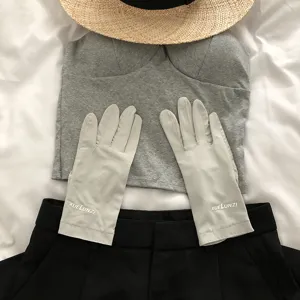 Summer UV protection sunscreen gloves for driving outdoor sports breathable gear item.