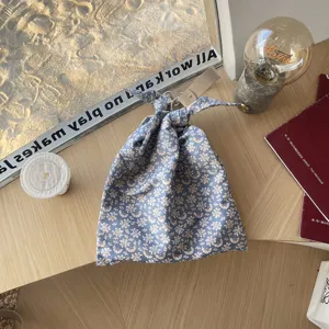 Koreanischer stil florale stoff handtasche sommer neue freizeit stoff schultertasche damen