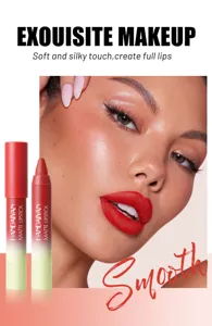Rossetto matita opaco e impermeabile per labbra rosse audaci e definite a lungo nel tempo.