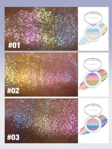 Chameleon Eyeshadow Highlighter 5 Color Shimmer Makeup Sparkling Radiant Glow Cosmetic