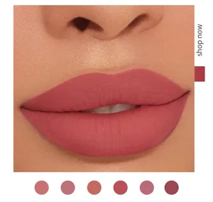 Matte liquid lipstick waterproof long lasting lip gloss makeup cosmetic detail swatch