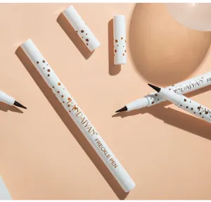 Close-up detail of HANDAIYAN waterproof natural fake freckle pen with fine tip for makeup.