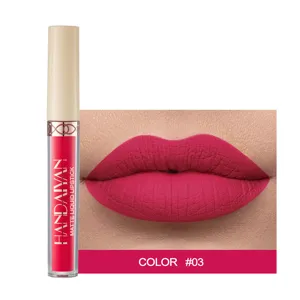 Rouge à lèvres liquide mat longue tenue imperméable velours gloss couleur #03 maquillage