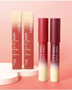 Mattes Lippenstift-Stift-Set, wasserdichtes, langanhaltendes Make-up mit samtigem Finish.