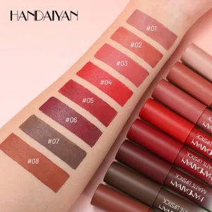 HANDAIYAN wasserfestes 8-farbiges mattes Lippenstift-Set mit langanhaltendem Finish.