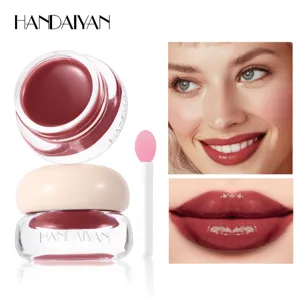 Gloss à Lèvres Hydratant Effet Miroir Brillance Jelly Plumping Tint Hydratant Rouge à Lèvres Liquide Brillant Pour Maquillage Femme