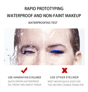 Handaiyan waterproof liquid eyeliner pen set, quick drying, smudge-proof and long lasting.