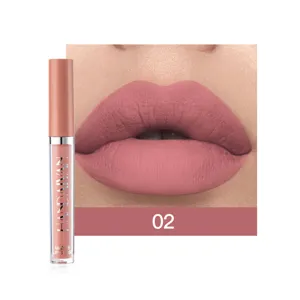 Handaiyan matte lip gloss detail view showing smooth waterproof long lasting color number 02.