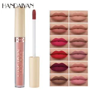 Handaiyan Rouge A Levres Liquide Mat Imperméable Gloss Velours Longue Tenue Anti-Adhesif Maquillage Cosmetique Pour Femmes