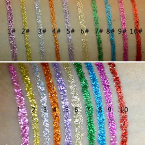 Glitter Liquid Eyeshadow Waterproof Sparkle Shimmer Eye Makeup Cosmetics 10 Colors