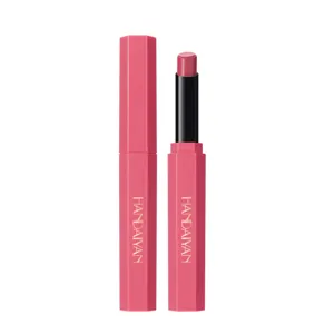Handaiyan matte lipstick in a chic pink hexagonal tube, long-lasting and portable makeup.