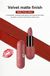 Handaiyan rossetto opaco velluto capsula lunga durata impermeabile idratante trucco labbra