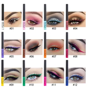 Set di eyeliner liquido colorato Handaiyan visualizzazione dettagli varianti #01-#12