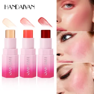 Farbwechsel Jelly Blush Stick Feste Rouge Creme Matte Natürliches Gesichts Make-up Kontur Highlighter Mehrzweck Kosmetik