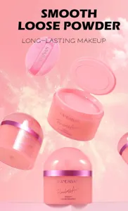 Handaiyan smooth loose powder detail shot, long-lasting oil control matte finish makeup.