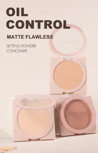 Handaiyan Polvo Compacto Mate Control De Grasa Corrector Maquillaje Larga Duración