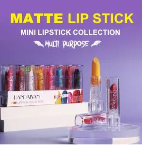 Handaiyan matte mini lipstick set 8 pcs waterproof long lasting makeup cosmetics set.