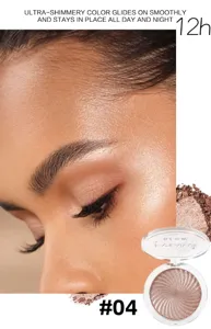 Shimmer highlighter powder makeup face contouring brightening 12h long lasting palette