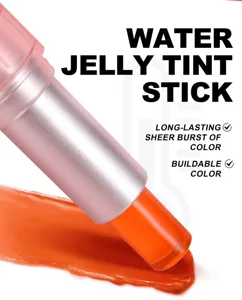Wassergelee-Tint-Stift für Lippen und Wangen, langanhaltende zarte Farbe und aufbaubares Make-up.