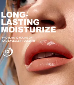 Pennarello rossetto effetto specchio acqua lunga durata idratante trucco lucido labbra