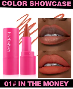 Handaiyan 2-in-1 matte lip liner and lipstick pencil waterproof long lasting color 01#