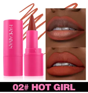 Handaiyan matte 2-in-1 lip liner and lipstick, waterproof long-lasting precise point design.